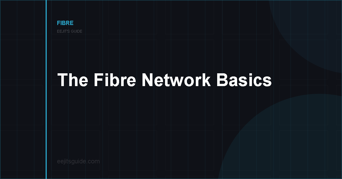 Eejit’s Guide To Engineering – The Fibre Network Basics
