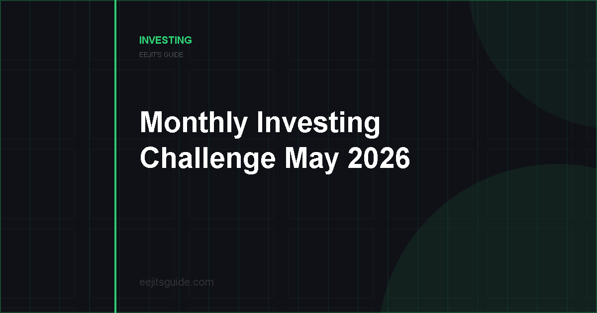 Eejit’s Guide – The Monthly Investing Challenge – May 2026